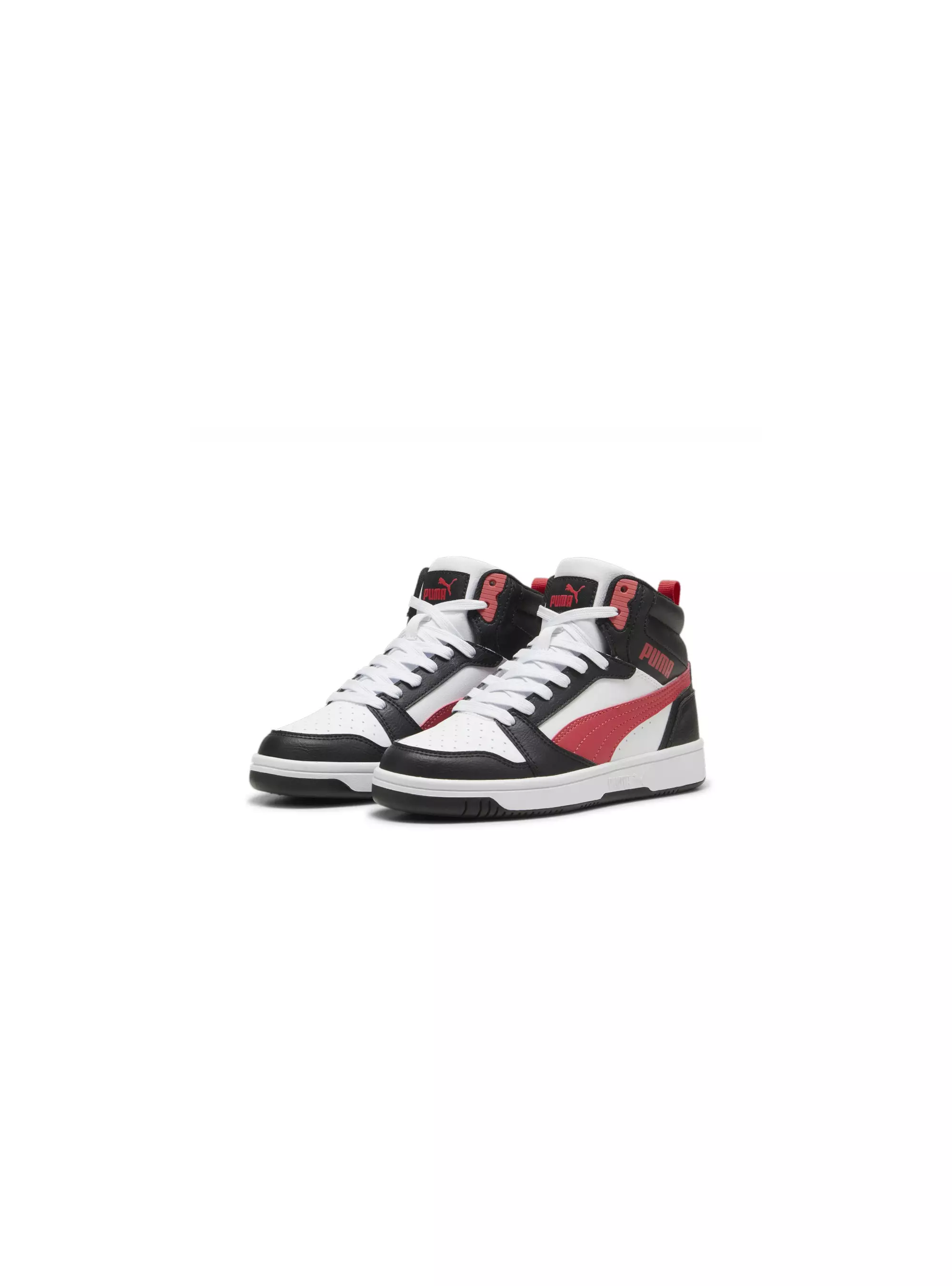 Puma Junior Sneakersy Rebound V6 Mid Jr Stylowe - Czarne