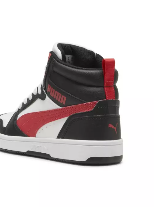 Puma Junior Sneakersy Rebound V6 Mid Jr Stylowe - Czarne