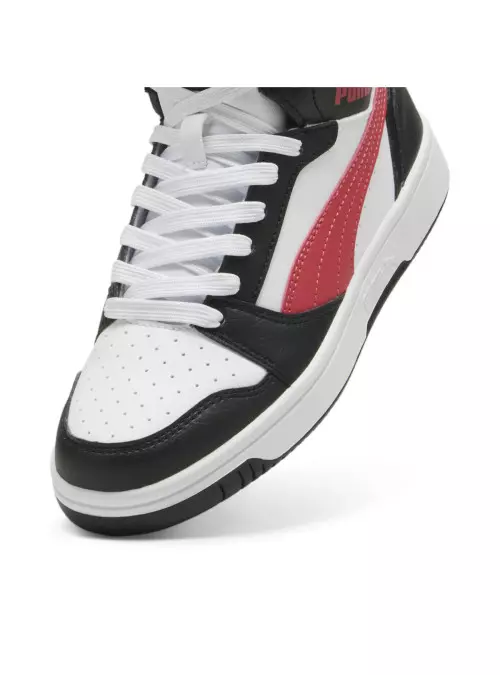 Puma Junior Sneakersy Rebound V6 Mid Jr Stylowe - Czarne