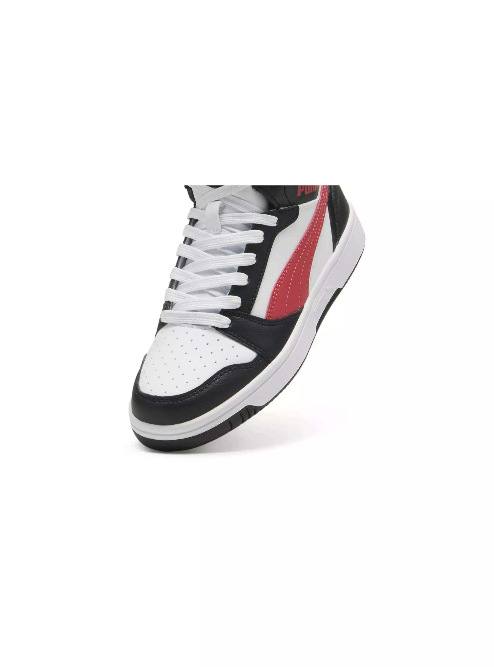 Puma Junior Sneakersy Rebound V6 Mid Jr Stylowe - Czarne