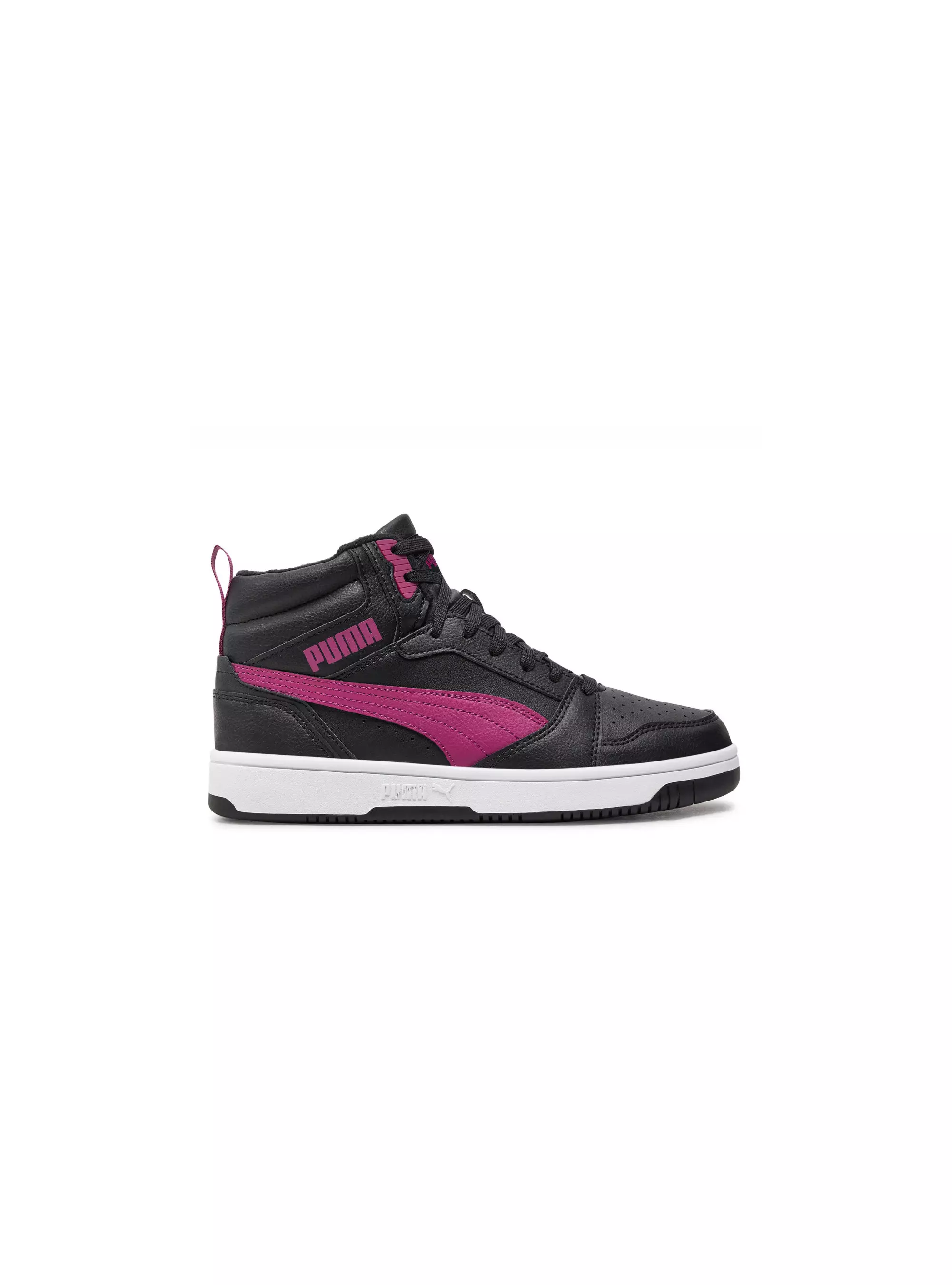 Puma Junior Buty Rebound V6 Mid WTR J Zimowe - Czarne