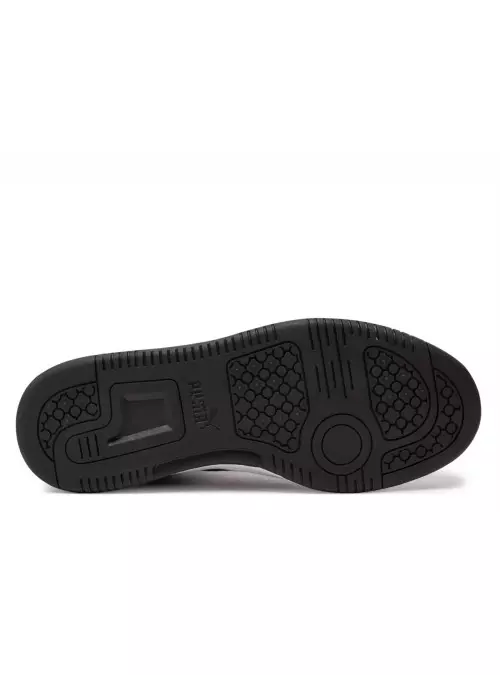 Puma Junior Buty Rebound V6 Mid WTR J Zimowe - Czarne