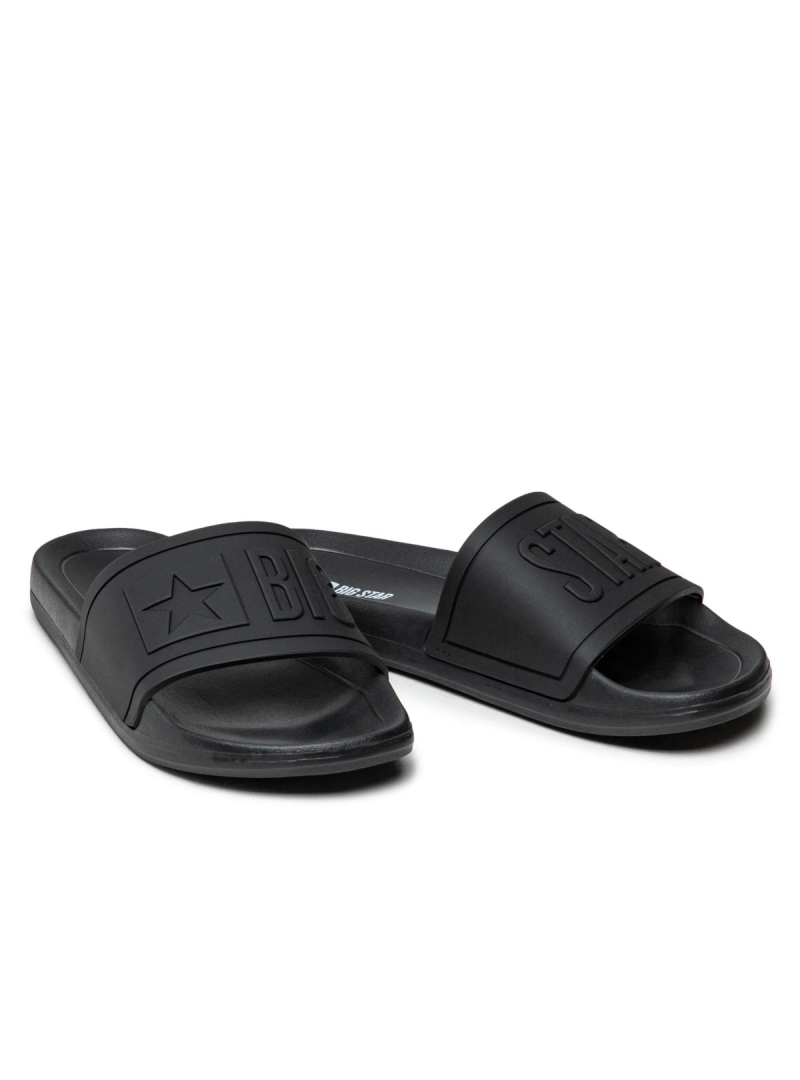 Big Star Męskie Klapki Big Mag DD174690 Czarny | Sklep Monotox