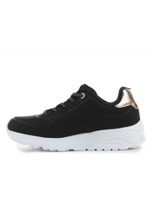 Skechers Damskie Sneakersy Uno Lite - Czarne | Klasyka