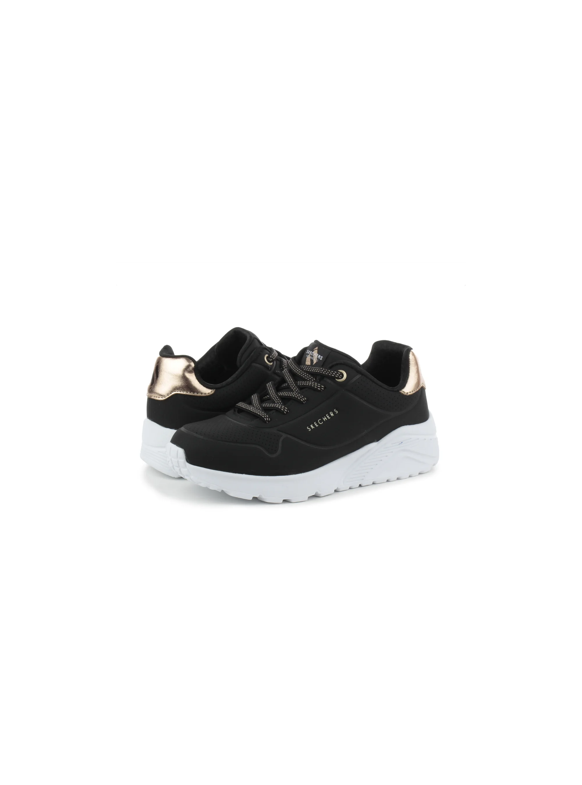 Skechers Damskie Sneakersy Uno Lite - Czarne | Klasyka