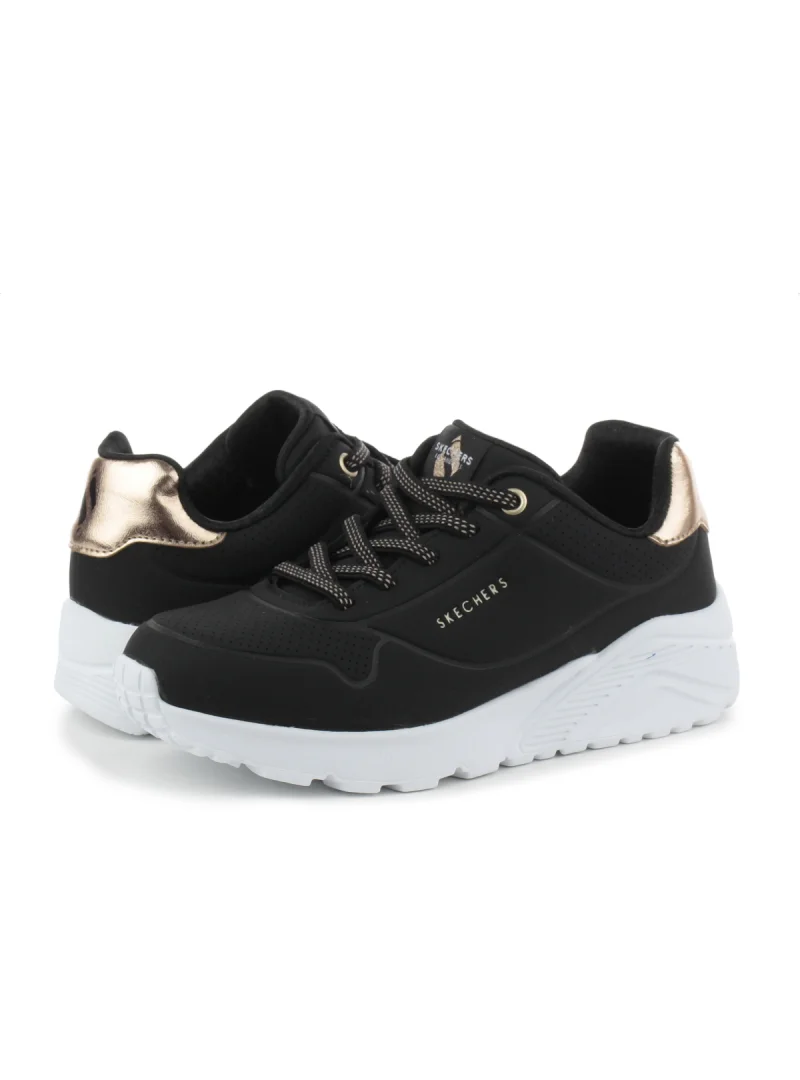 Skechers Damskie Sneakersy Uno Lite - Czarne | Klasyka