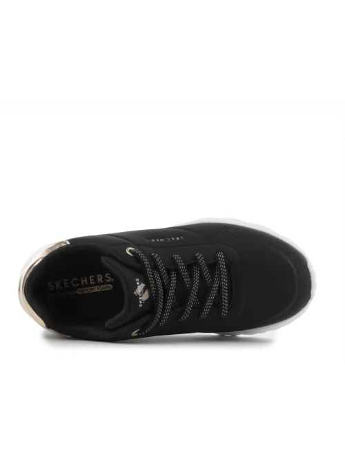 Skechers Damskie Sneakersy Uno Lite - Czarne | Klasyka