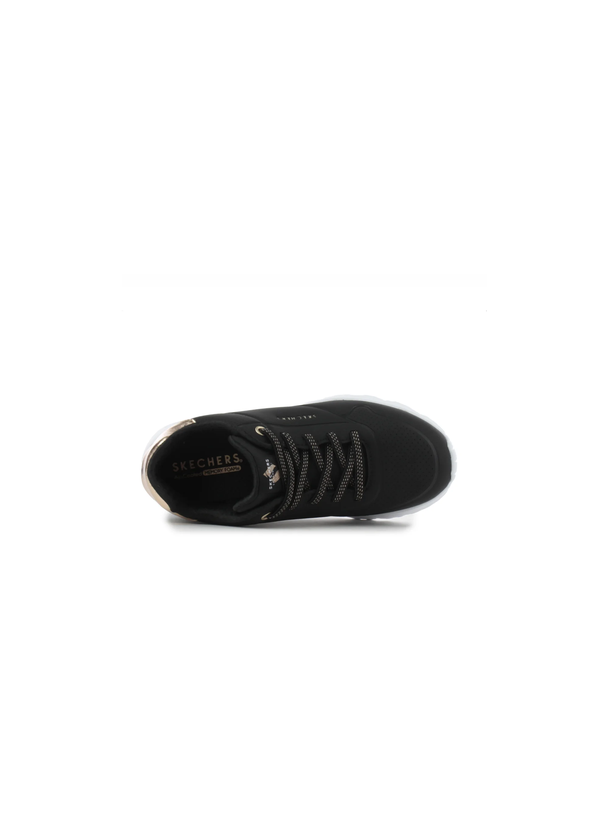 Skechers Damskie Sneakersy Uno Lite - Czarne | Klasyka
