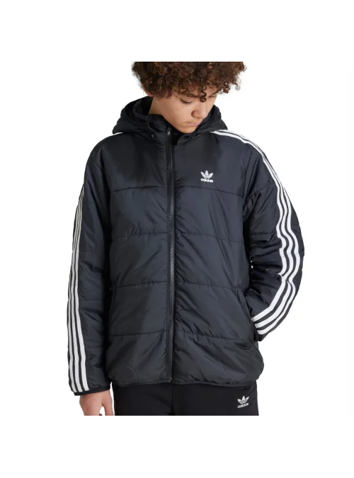 Adidas Junior Kurtka Padded Jacket Ciepła - Czarna