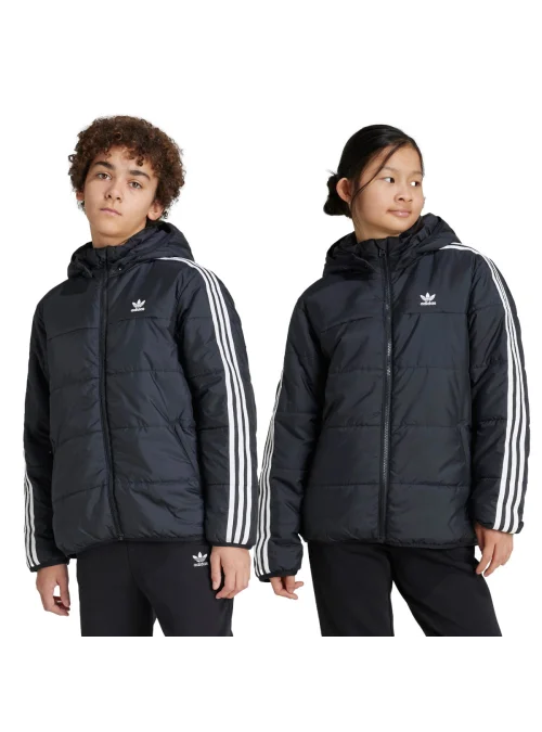 Adidas Junior Kurtka Padded Jacket Ciepła - Czarna