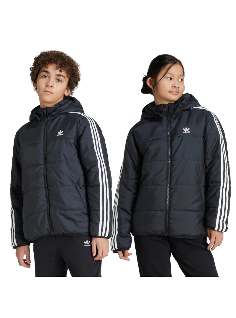 Adidas Junior Kurtka Padded Jacket Ciepła - Czarna