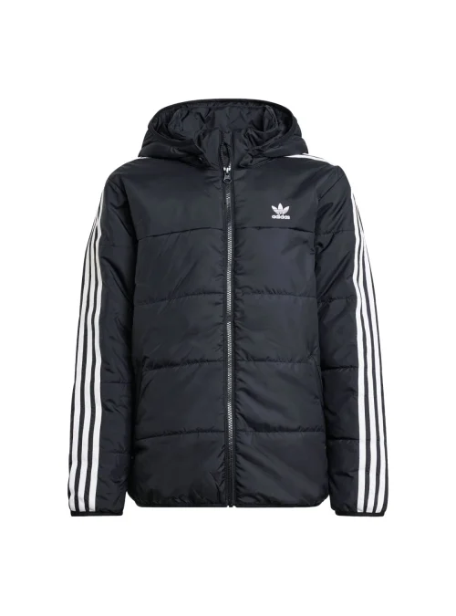 Adidas Junior Kurtka Padded Jacket Ciepła - Czarna