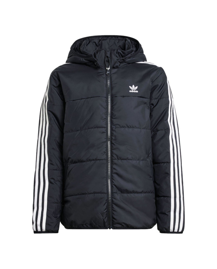Adidas Junior Kurtka Padded Jacket Ciepła - Czarna