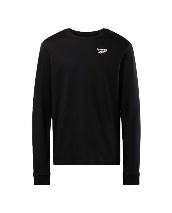 Reebok Męski T-shirt Identity Small Logo Ls Tee Czarny | Oficjalny sklep | Monotox