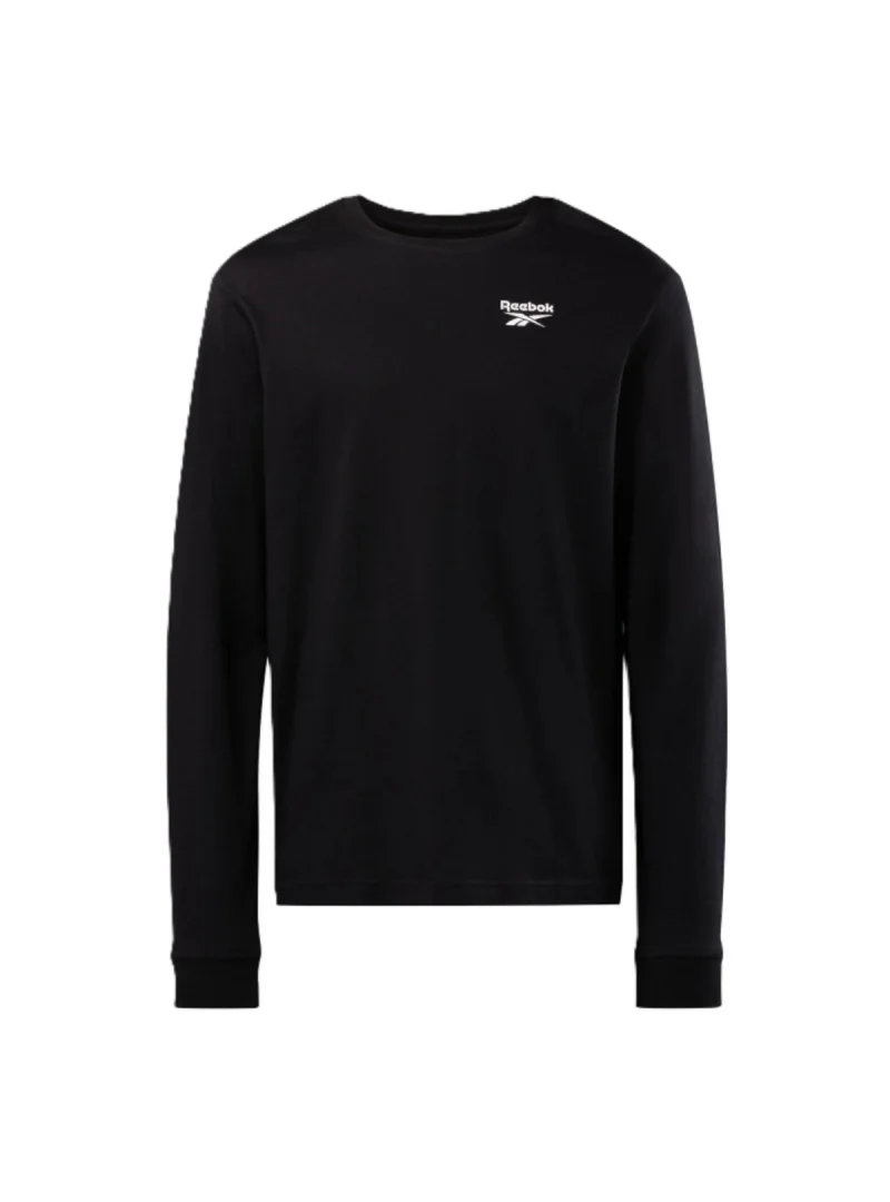 Reebok Męski T-shirt Identity Small Logo Ls Tee Czarny | Oficjalny sklep | Monotox