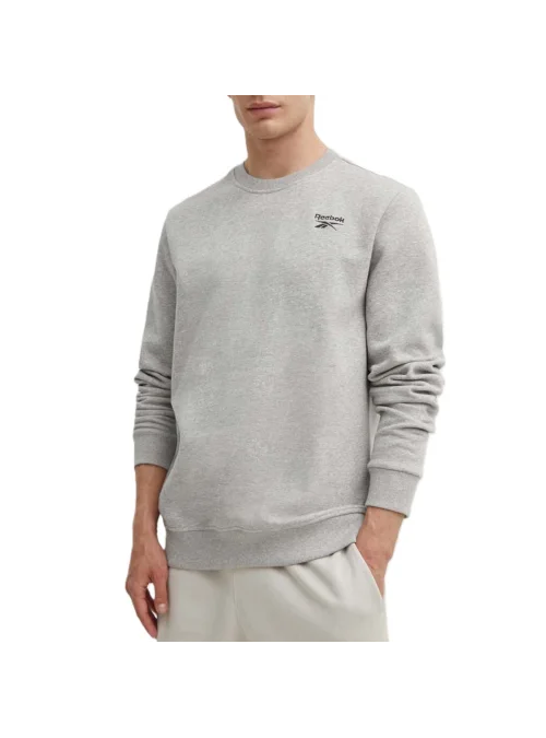 Reebok Męska Bluza Identity Small Logo Fleece Cre Szary | Oficjalny sklep | Monotox