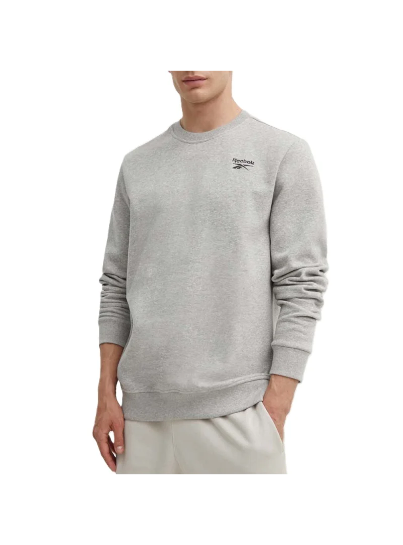 Reebok Męska Bluza Identity Small Logo Fleece Cre Szary | Oficjalny sklep | Monotox