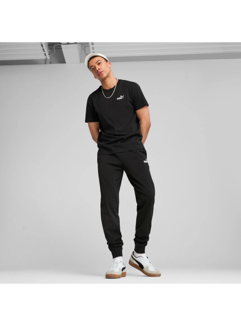 Puma Męski T-shirt Ess Small No. 1 Logo Tee 68253401 Czarny | Sklep Monotox
