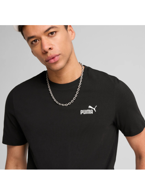 Puma Męski T-shirt Ess Small No. 1 Logo Tee 68253401 Czarny | Sklep Monotox