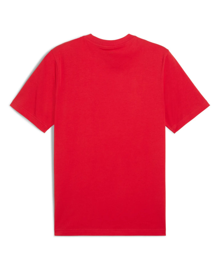 Puma T-shirt Ess Logo Męski Czerwony – Kup Online