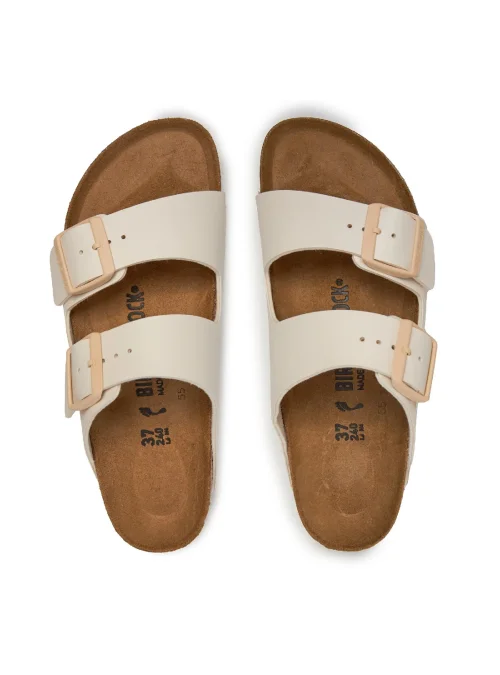Birkenstock Damskie Klapki ARIZONA BF Beżowy