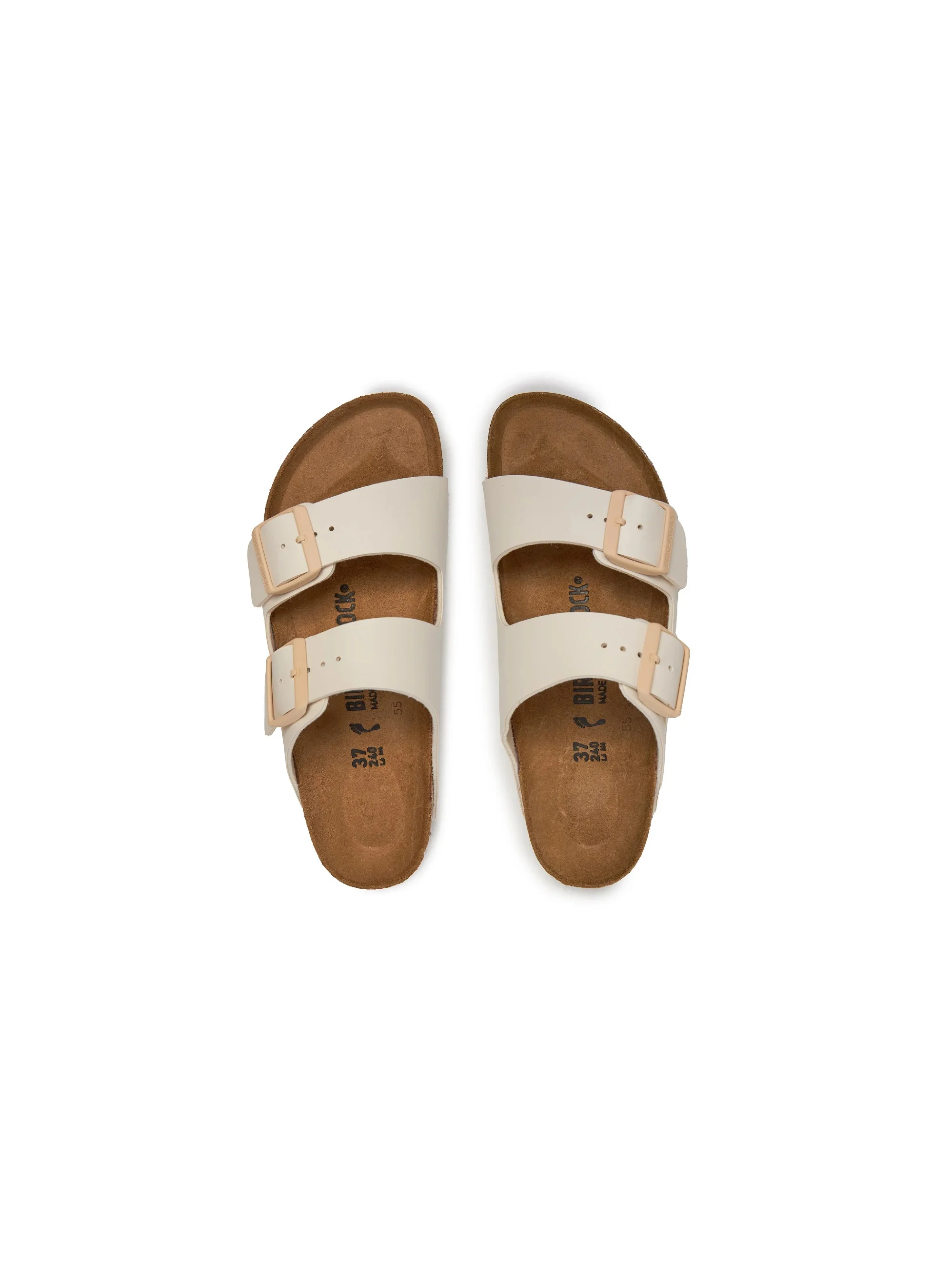 Birkenstock Damskie Klapki ARIZONA BF Beżowy
