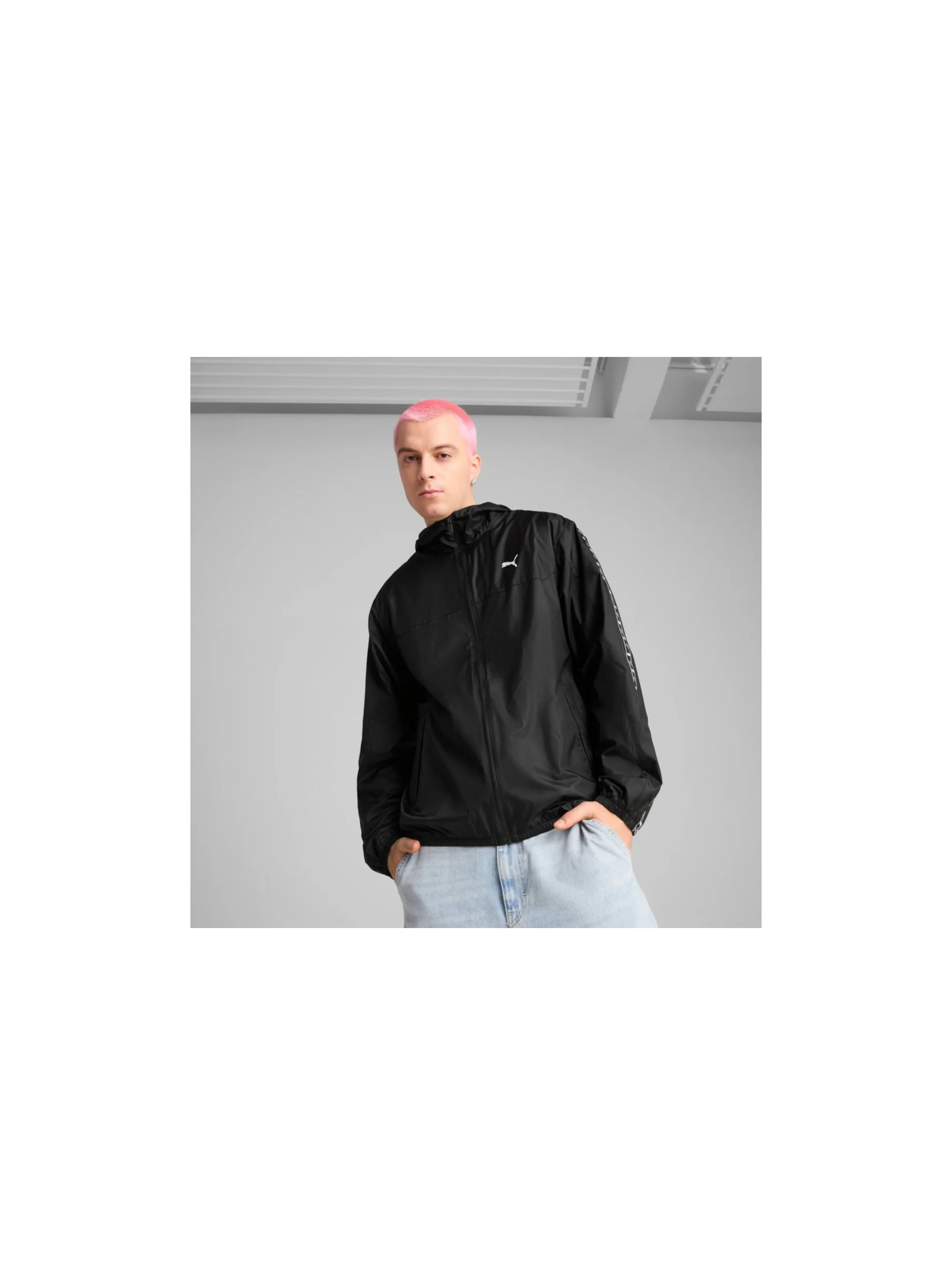 Puma ESS Tape Windbreaker PUMA Blac 68462901
