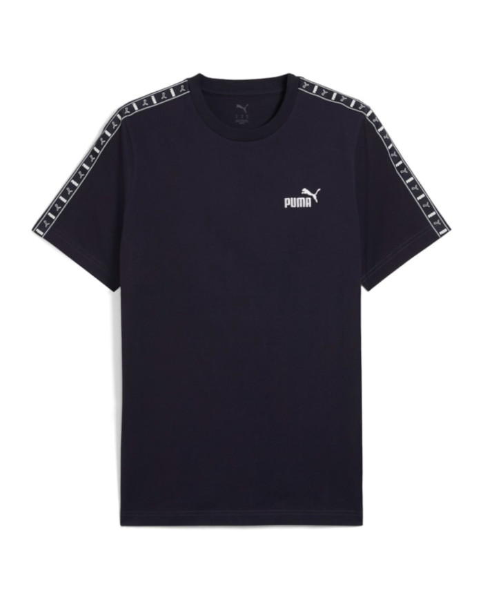 Puma T-shirt Ess Tape Tee Granatowy Męski – Kup Online