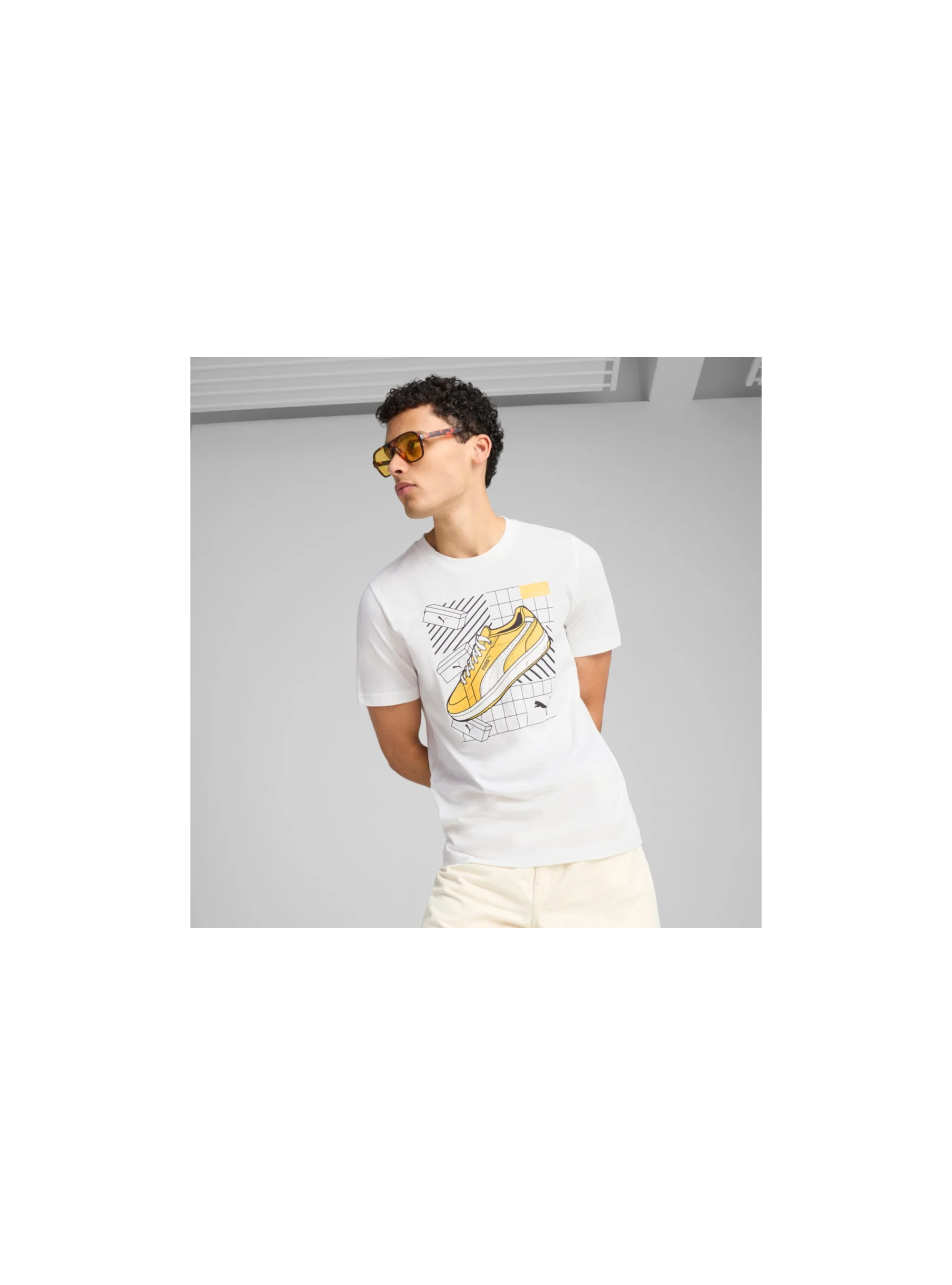 Puma GRAPHICS Sneaker Tee PUMA Whit 68483002