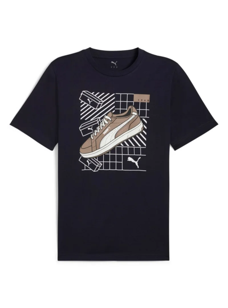 Puma GRAPHICS Sneaker Tee New Navy 68483016