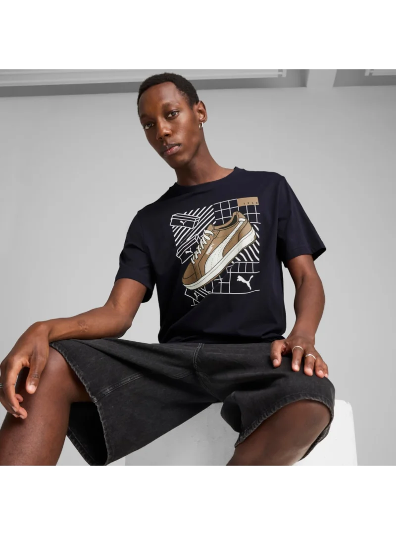 Puma GRAPHICS Sneaker Tee New Navy 68483016