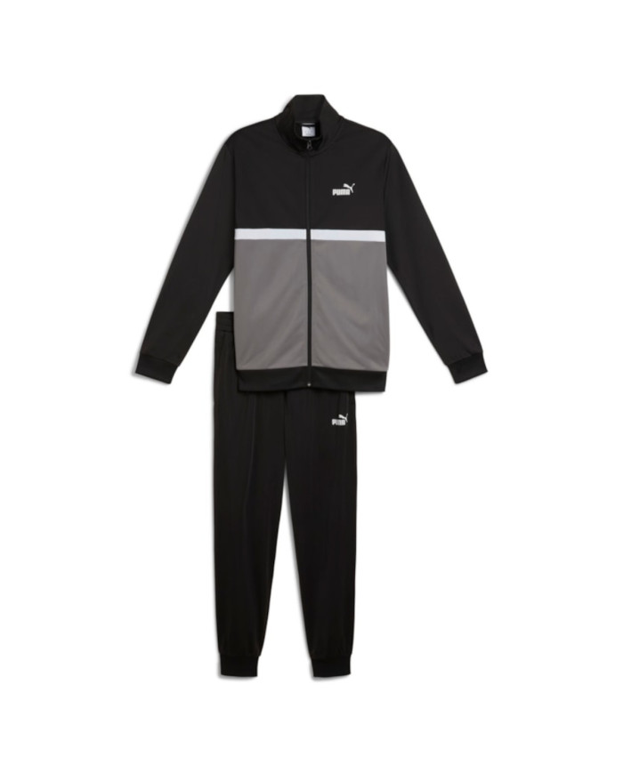Puma Męskie Dresy Oly Colorblock Suit Czarny | Oficjalny sklep | Monotox