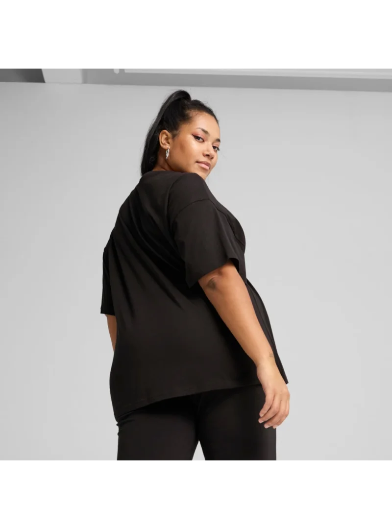 Puma T-shirt Ess Relaxed Damski Czarny – Kup Online