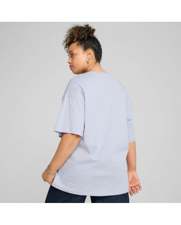 Puma T-shirt Damski Ess Relaxed Niebieski – Kup Online