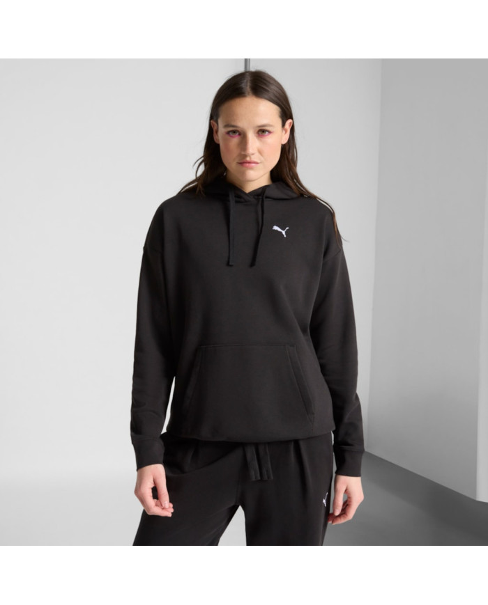 Puma Bluza Ess Relaxed Damska Czarna – Kup Online