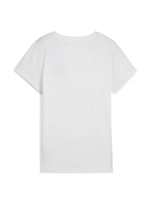 Puma ESS SCRIPT Tee PUMA White 68498202