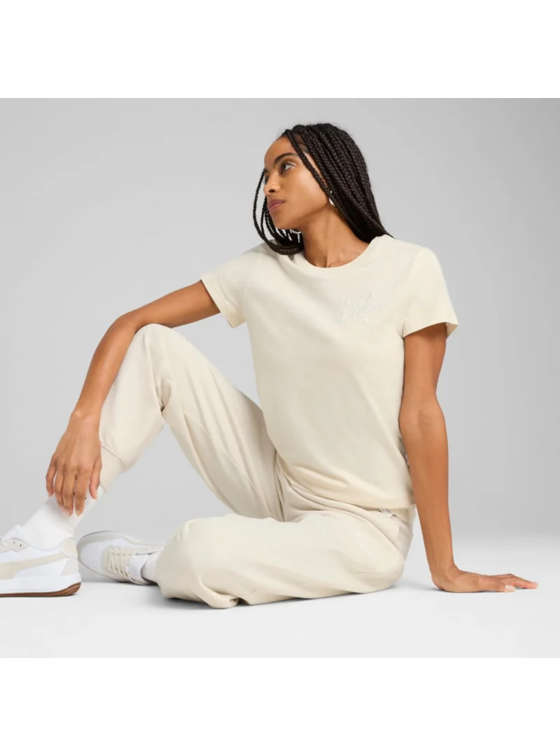 Puma ESS SCRIPT Tee Alpine Snow 68498287