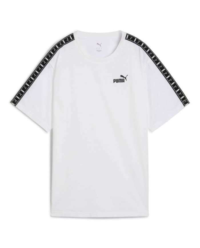 Puma T-shirt Damski Biały | Ess Tape Relaxed – Kup Online