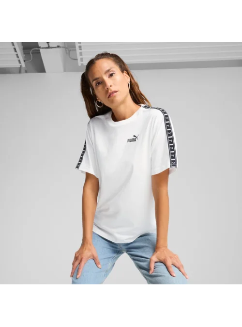 Puma ESS TAPE Relaxed Tee PUMA Whit 68500902