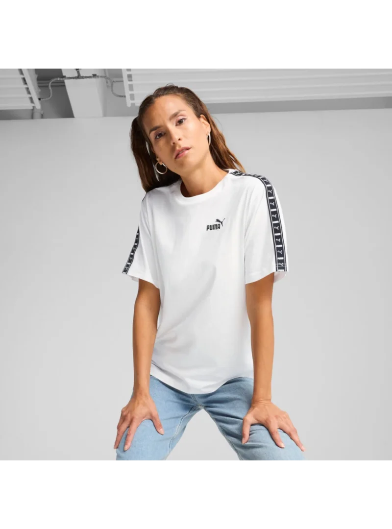 Puma T-shirt Damski Biały | Ess Tape Relaxed – Kup Online