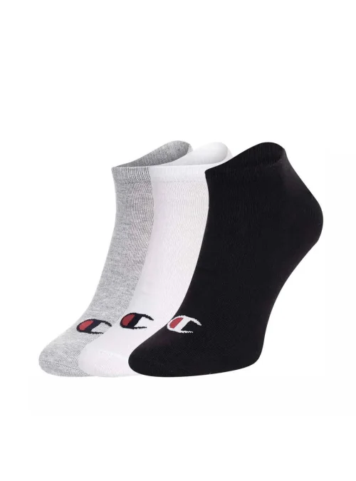 Champion Męskie Skarpety Niskie Sneaker Socks - Szare