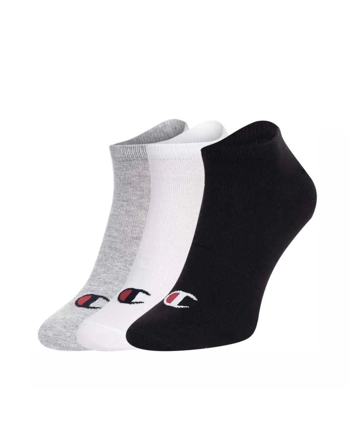 Champion Męskie Skarpety Niskie Sneaker Socks - Szare