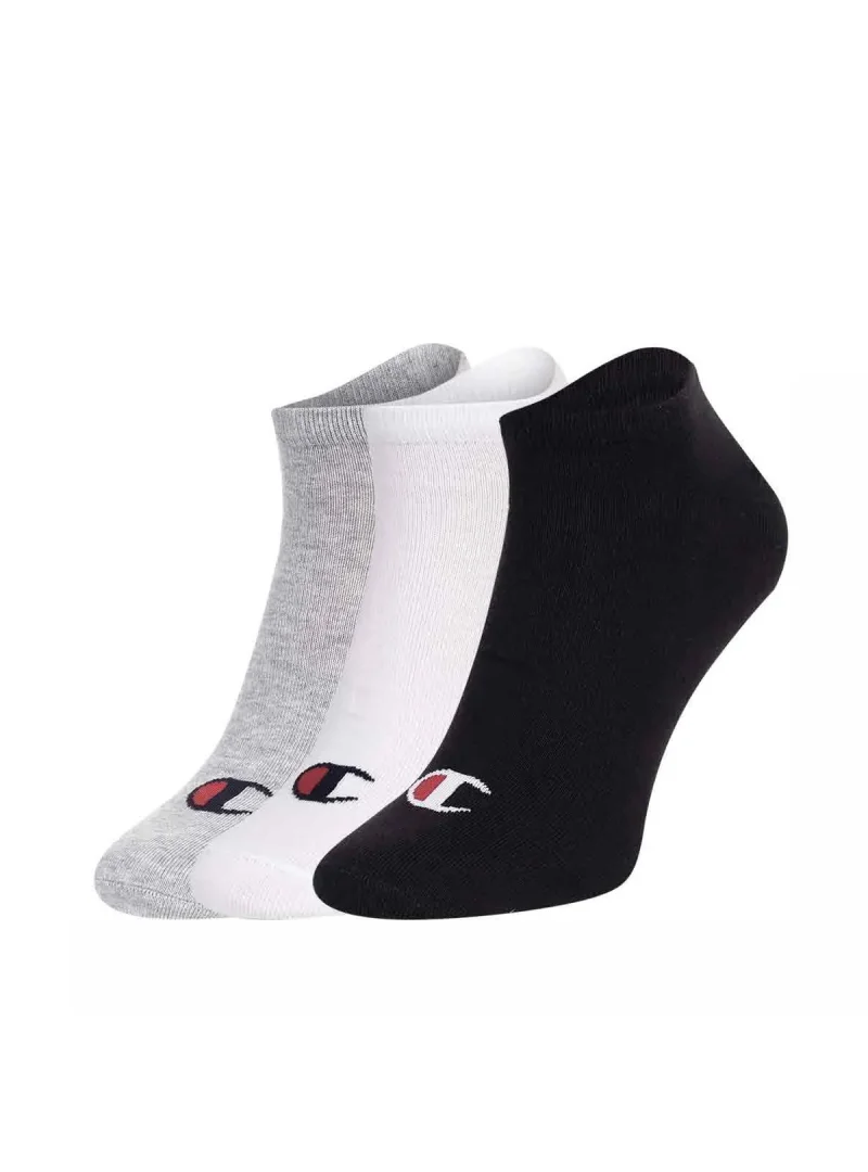 Champion Męskie Skarpety Niskie Sneaker Socks - Szare