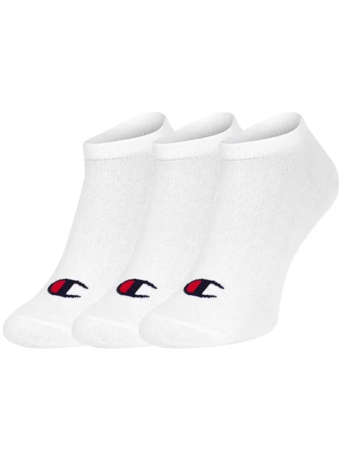 Champion Męskie Skarpety Niskie Sneaker Socks - Białe