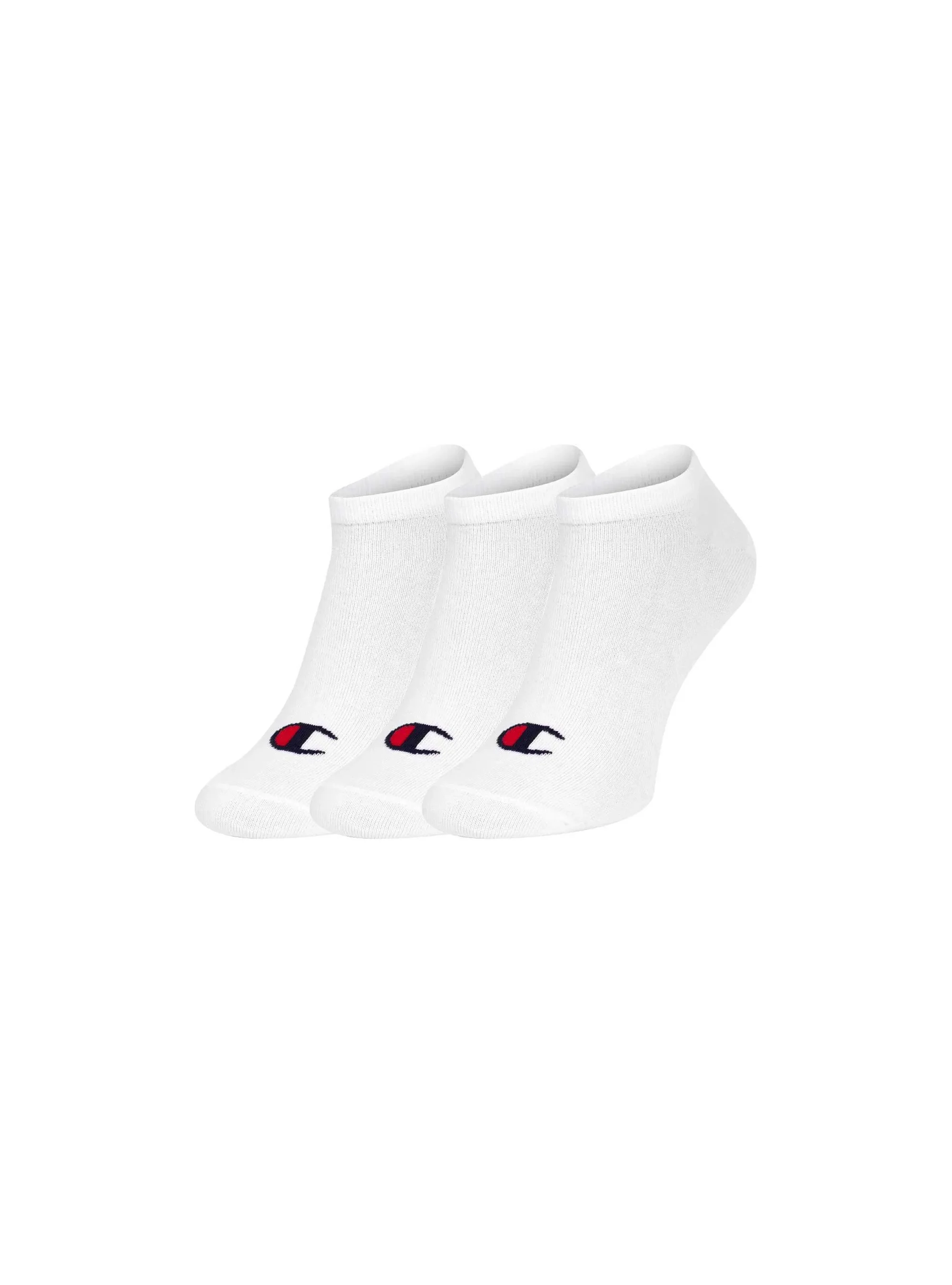 Champion Męskie Skarpety Niskie Sneaker Socks - Białe