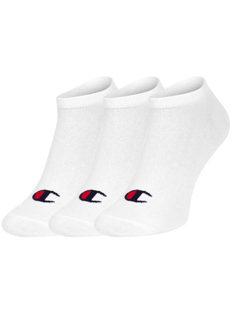 Champion Męskie Skarpety Niskie Sneaker Socks - Białe