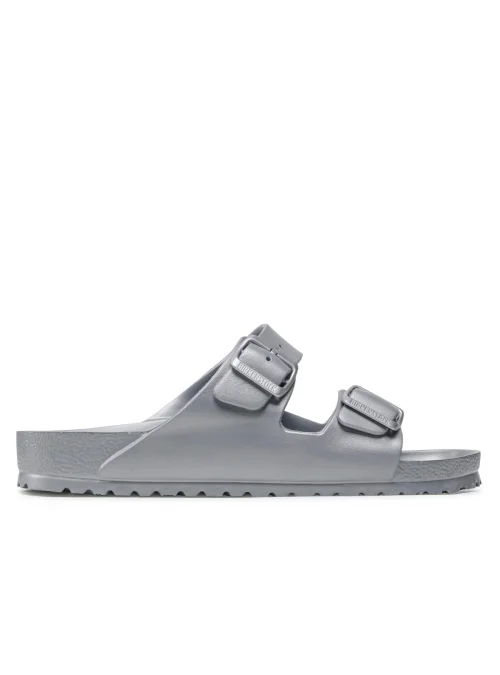 Birkenstock Męskie Klapki Arizona EVA - Srebrne