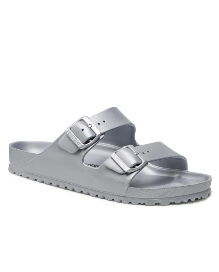 Birkenstock Męskie Klapki Arizona EVA - Srebrne