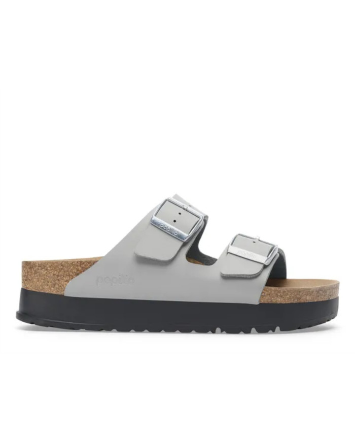 Birkenstock Damskie Klapki Arizona Flex Platform Wygodne - Szare