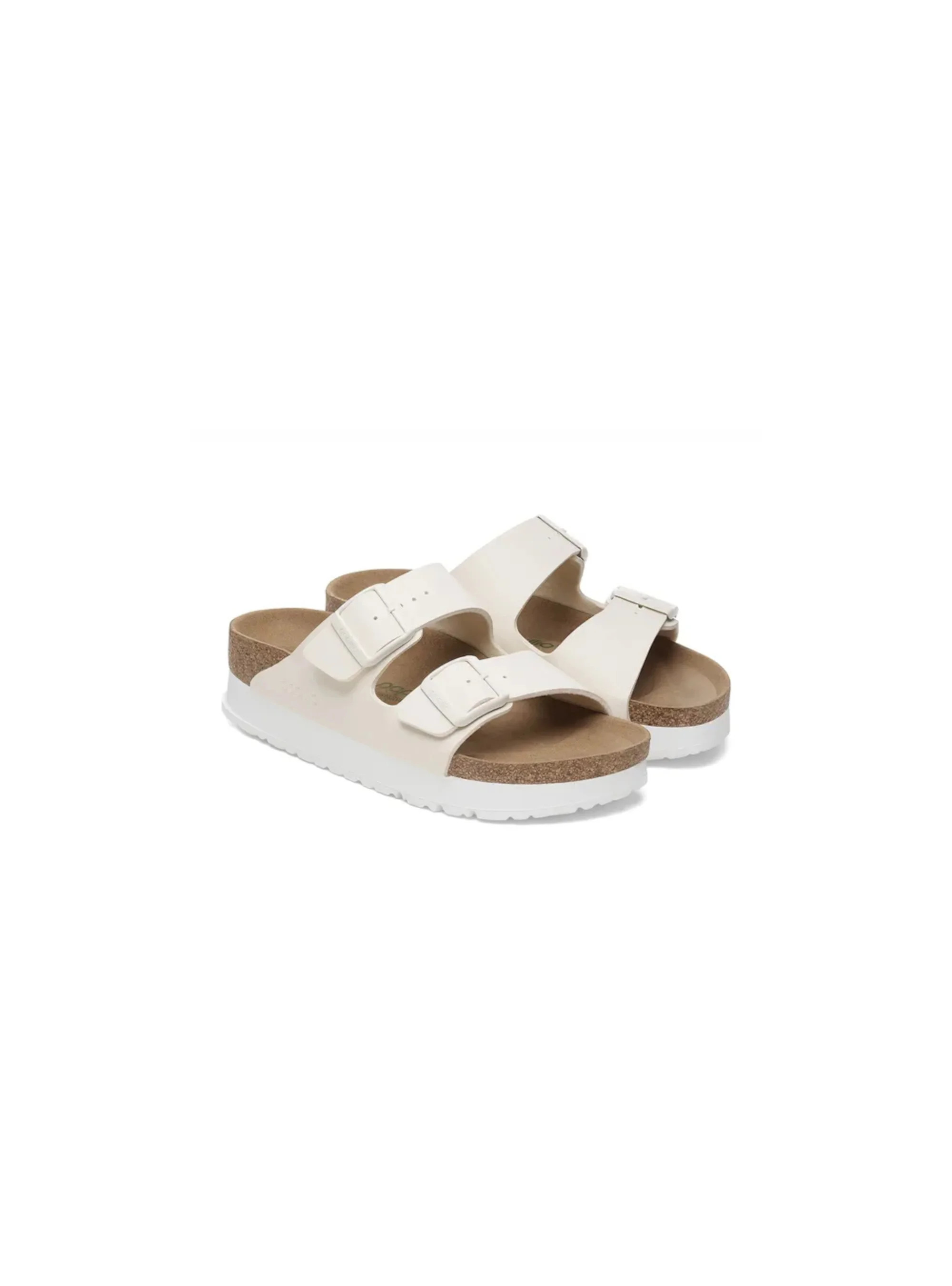 Birkenstock Damskie Klapki Arizona Platform - Beżowe